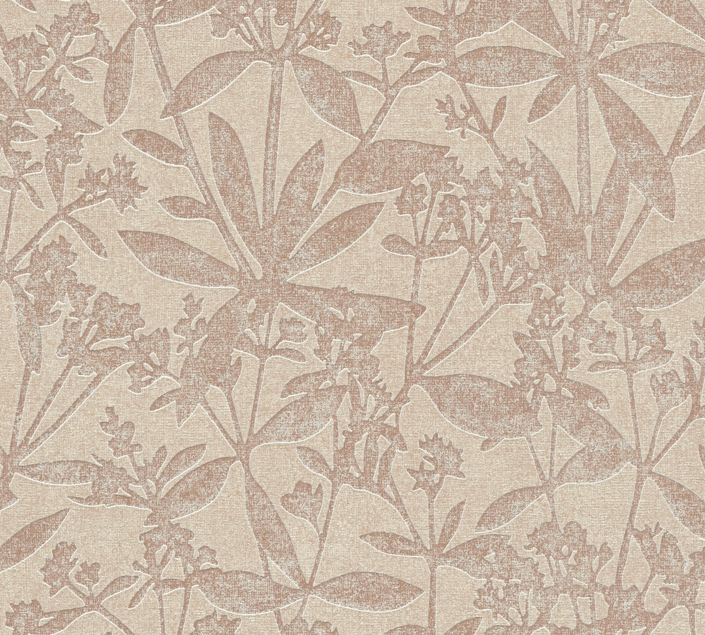 Terra Florale Vliestapete Beige 10,05 m x 0,53 m