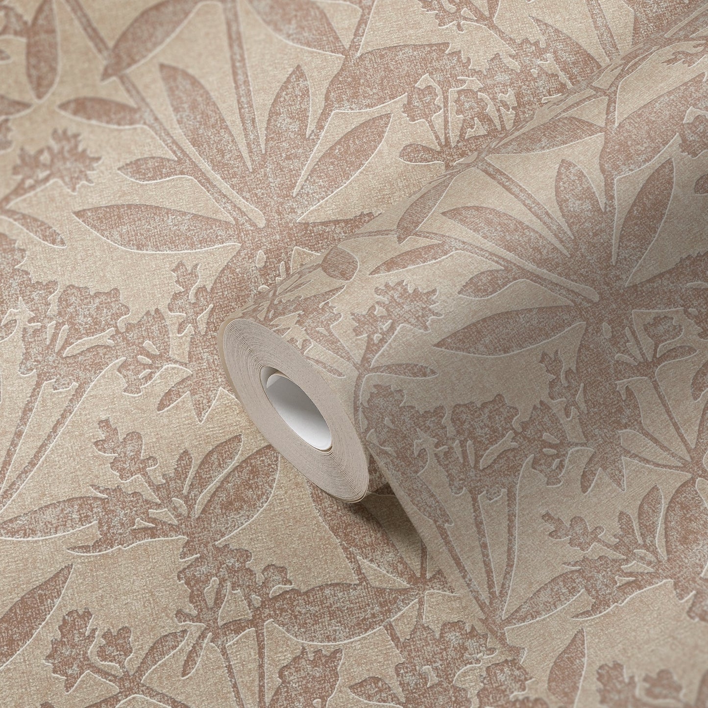 Terra Florale Vliestapete Beige 10,05 m x 0,53 m