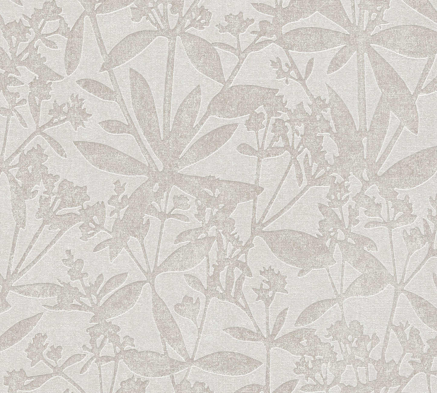 Terra Florale Vliestapete Grau Beige 10,05 m x 0,53 m