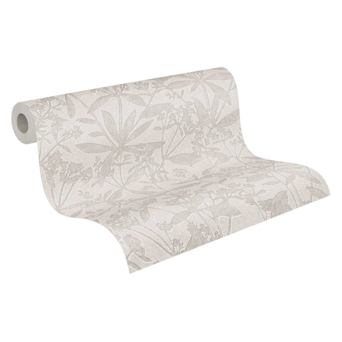 Terra Florale Vliestapete Grau Beige 10,05 m x 0,53 m