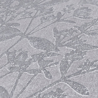 Terra Florale Vliestapete Grau Blau 10,05 m x 0,53 m