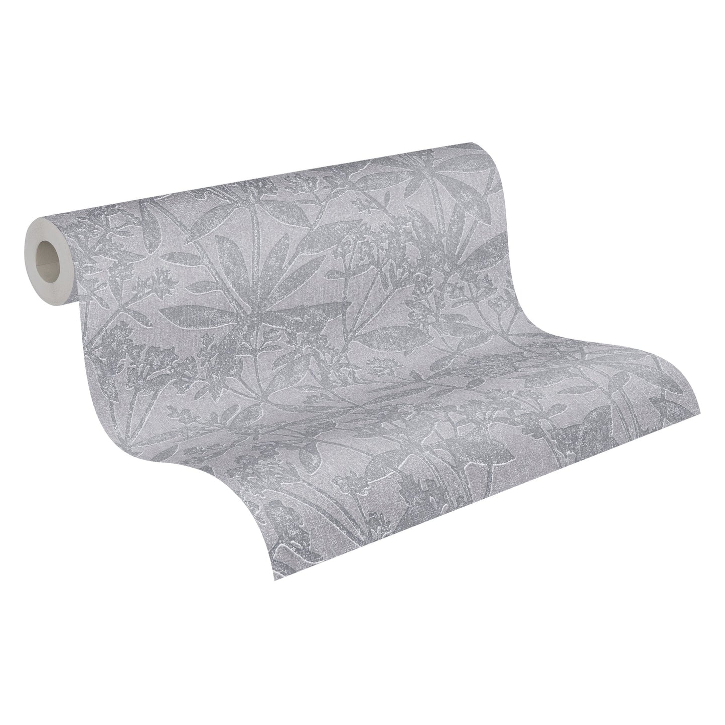 Terra Florale Vliestapete Grau Blau 10,05 m x 0,53 m