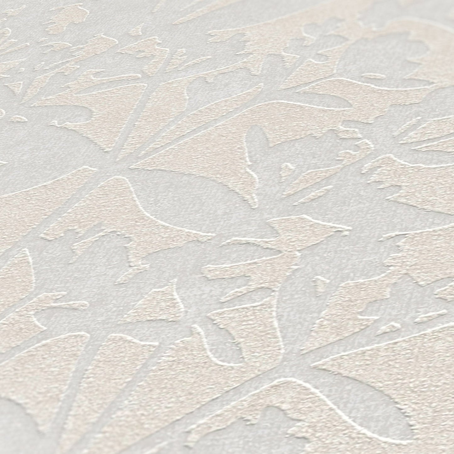 Terra Florale Vliestapete Creme Weiß 10,05 m x 0,53 m