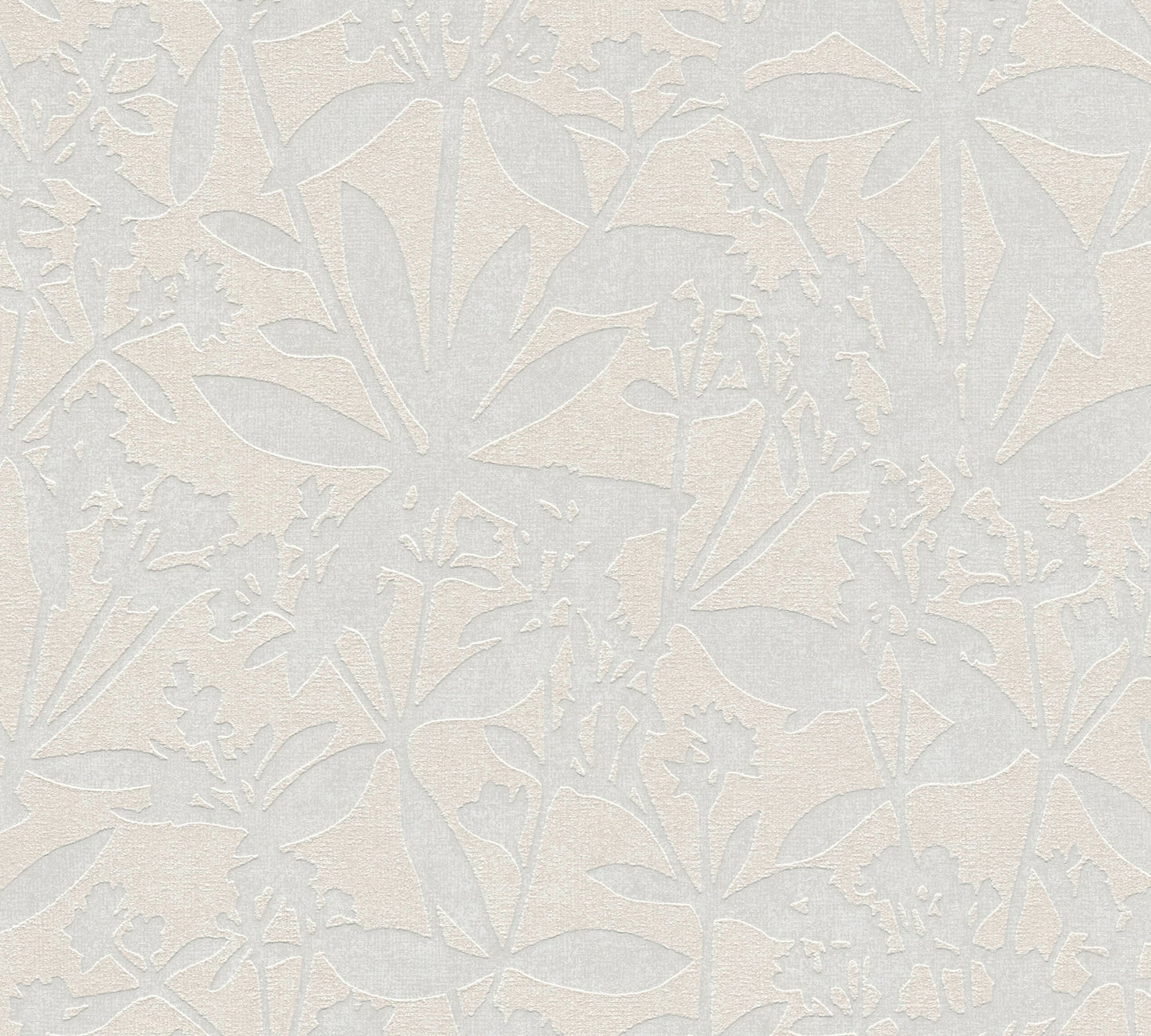 Terra Florale Vliestapete Creme Weiß 10,05 m x 0,53 m