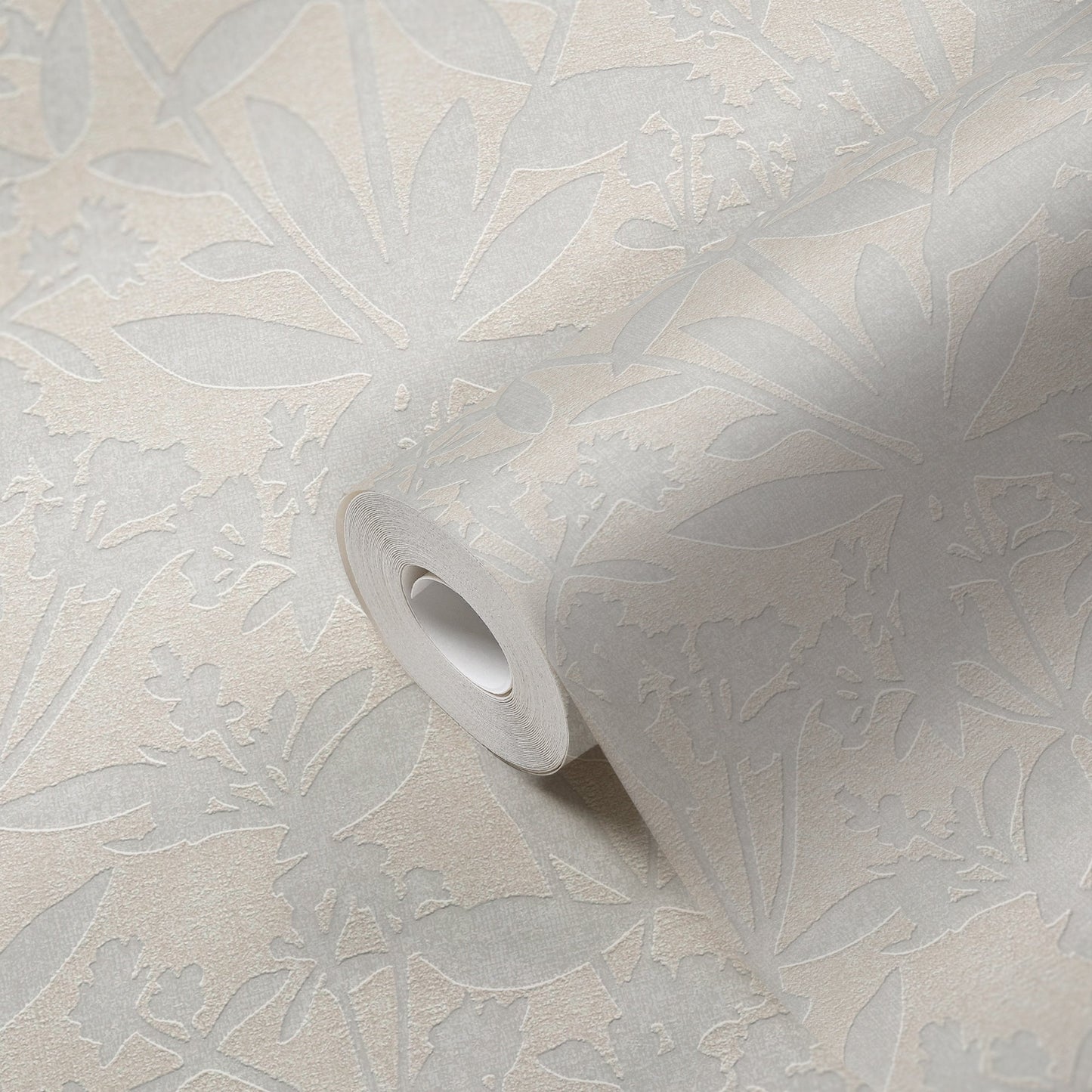 Terra Florale Vliestapete Creme Weiß 10,05 m x 0,53 m