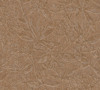 Terra Florale Vliestapete Braun Beige 10,05 m x 0,53 m