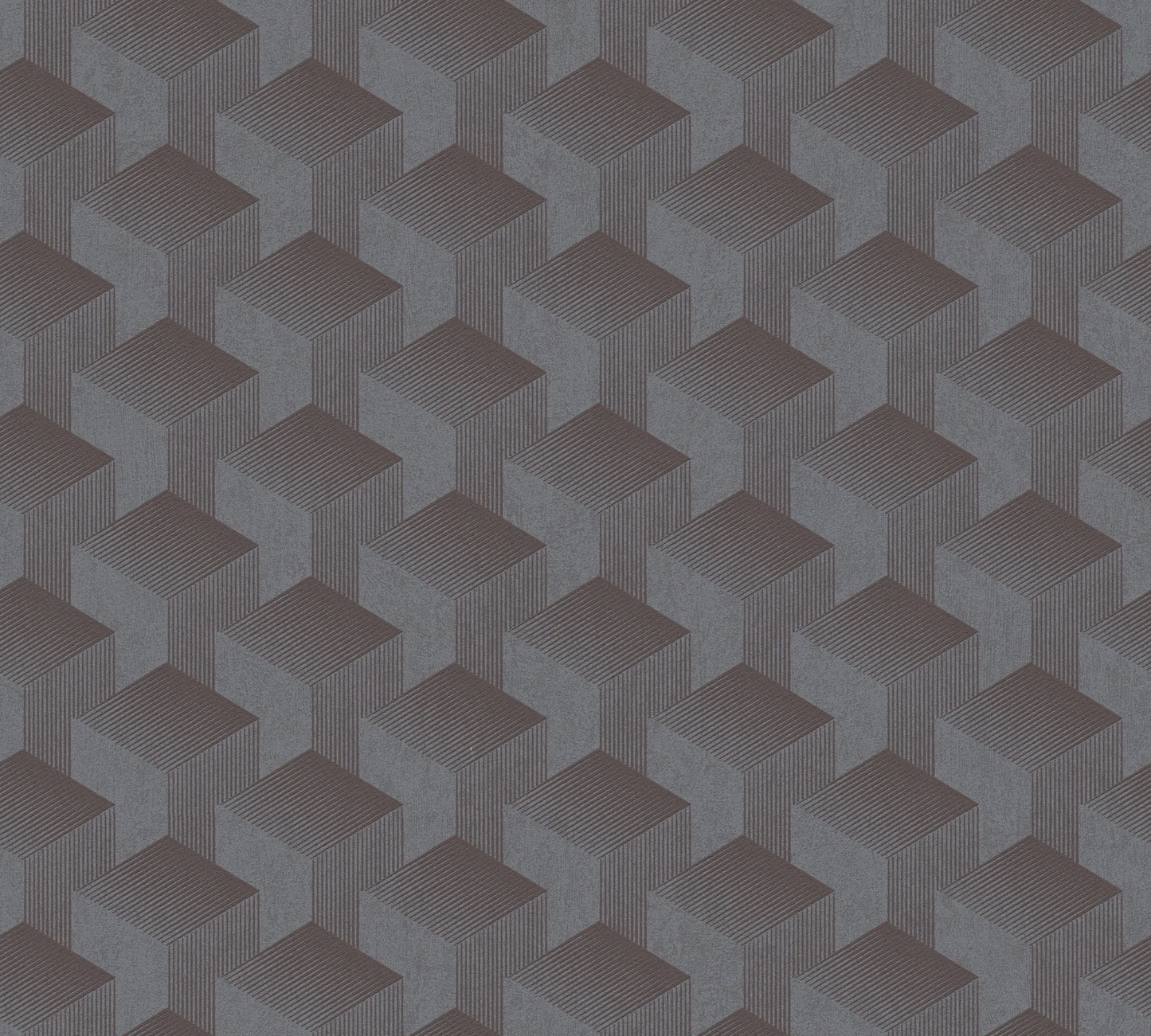 Livingwalls Premium Wall 2 Geometrische Vliestapete Dunkelgrau 10,05 m x 0,53 m