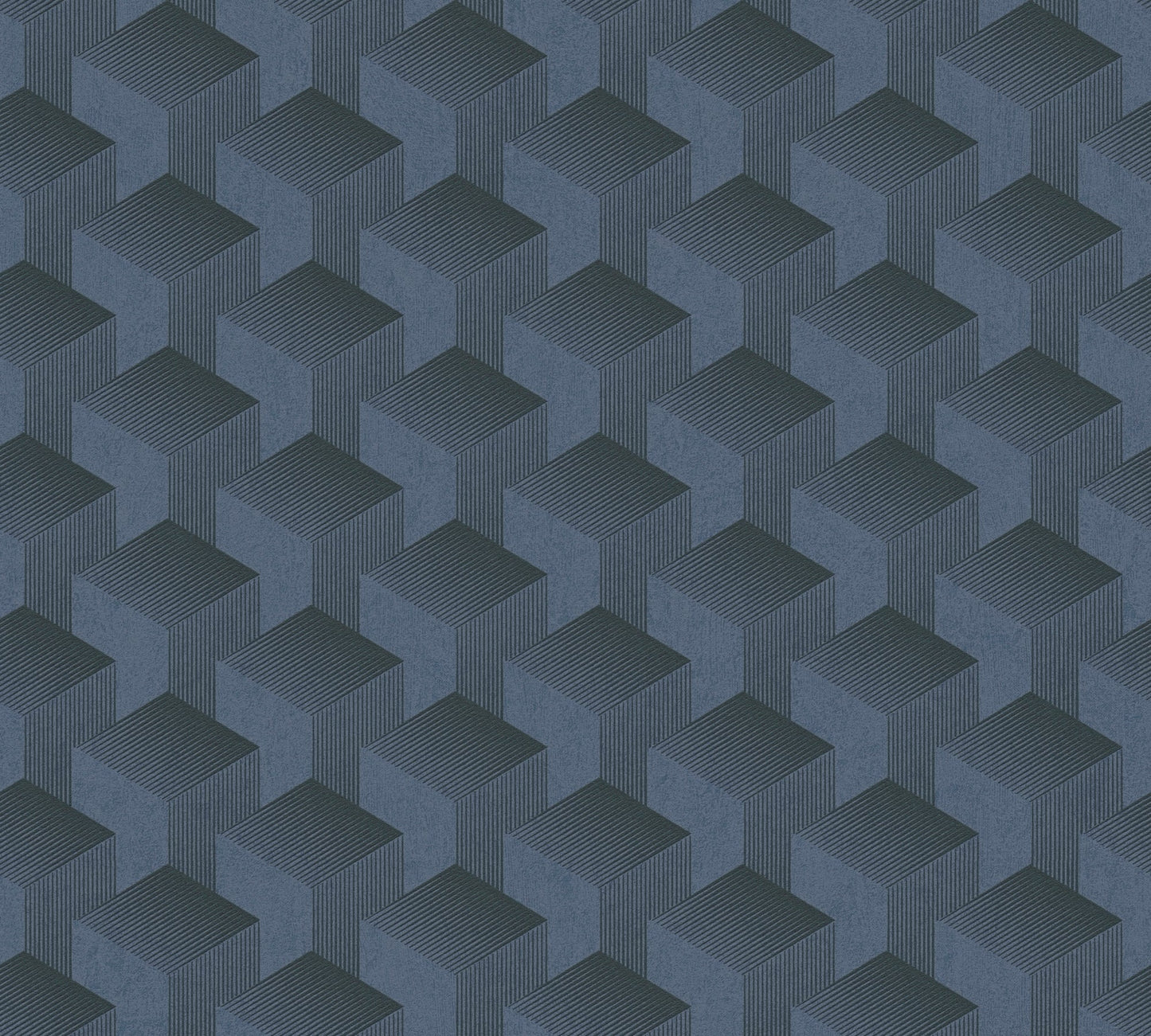 Livingwalls Premium Wall 2 Geometrische Vliestapete Blau Schwarz 10,05 m x 0,53 m