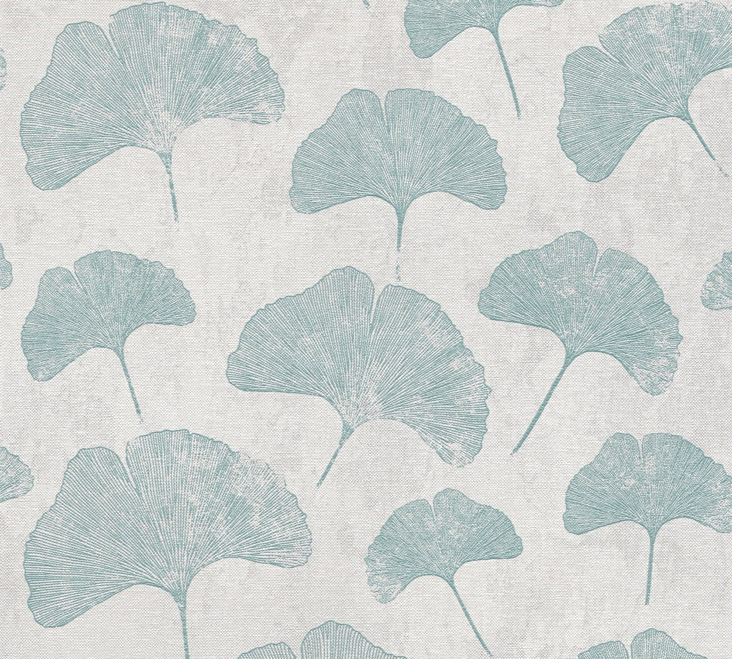 Livingwalls Premium Wall 2 Blätter Vliestapete Mint Grau 10,05 m x 0,53 m