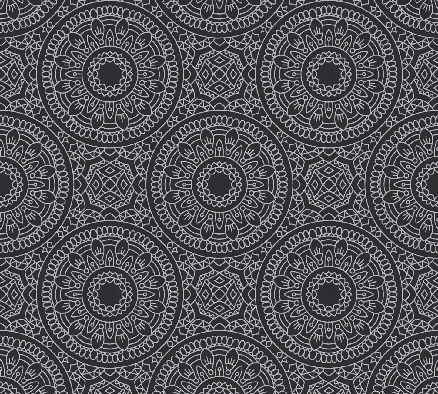 Livingwalls Premium Wall 2 Geometrische Vliestapete Schwarz Silber 10,05 m x 0,53 m