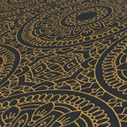 Livingwalls Premium Wall 2 Geometrische Vliestapete Schwarz Gold 10,05 m x 0,53 m