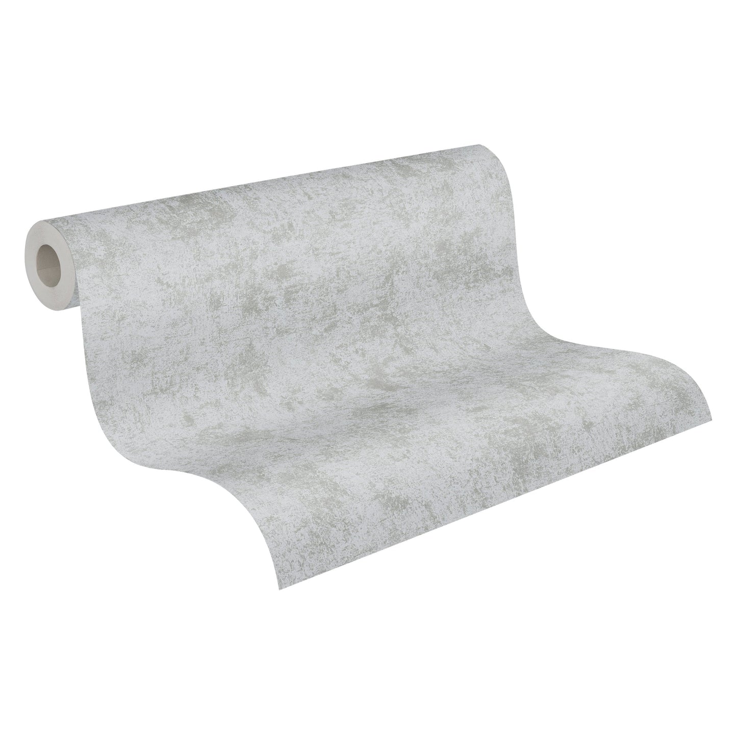 Livingwalls Premium Wall 2 Vliestapete Putzoptik Silber Grau Metallic 10,05 m x 0,53 m