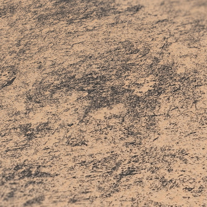 Livingwalls Premium Wall 2 Vliestapete Putzoptik Beige Schwarz Metallic Braun 10,05 m x 0,53 m