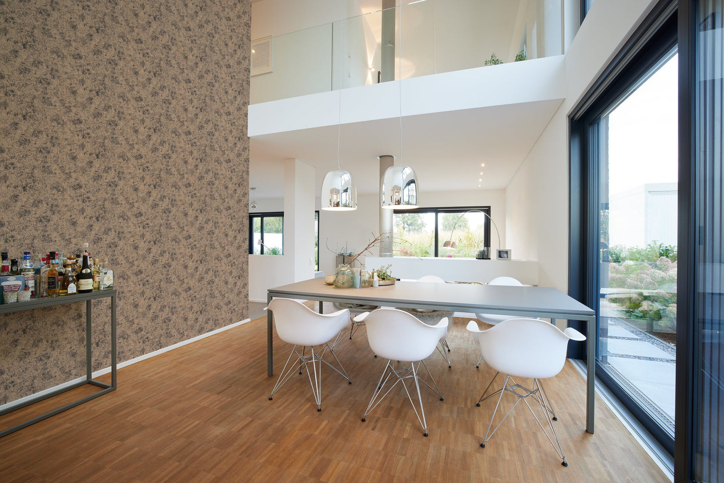 Livingwalls Premium Wall 2 Vliestapete Putzoptik Beige Schwarz Metallic Braun 10,05 m x 0,53 m