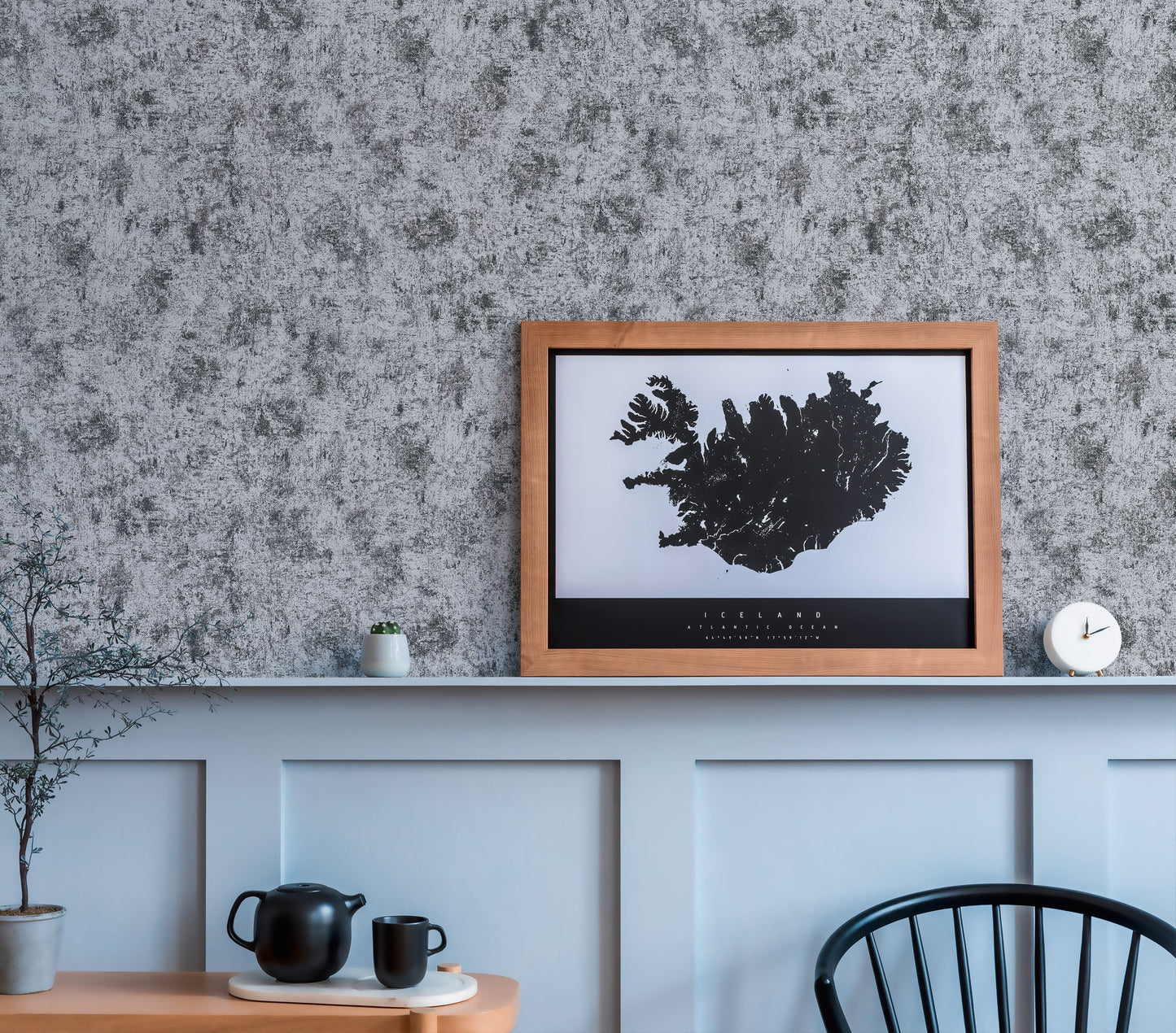 Livingwalls Premium Wall 2 Vliestapete Putzoptik Silber Schwarz Metallic 10,05 m x 0,53 m