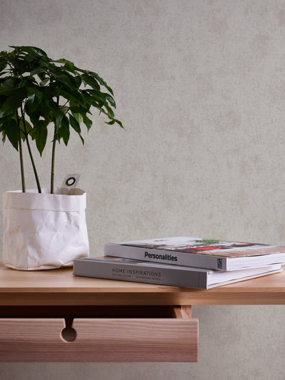 Livingwalls Premium Wall 2 Vliestapete Putzoptik Silber Grau Metallic 10,05 m x 0,53 m