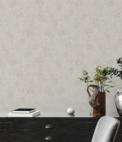 Livingwalls Premium Wall 2 Vliestapete Putzoptik Silber Grau Metallic 10,05 m x 0,53 m