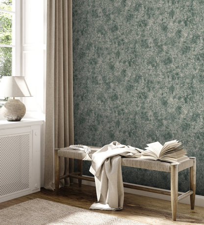 Livingwalls Premium Wall 2 Uni Vliestapete Grün Creme 10,05 m x 0,53 m