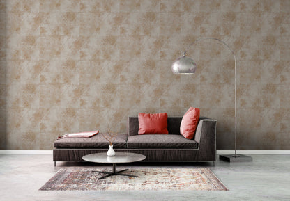 Livingwalls Premium Wall 2 Geometrische Vliestapete Gold Grau 10,05 m x 0,53 m