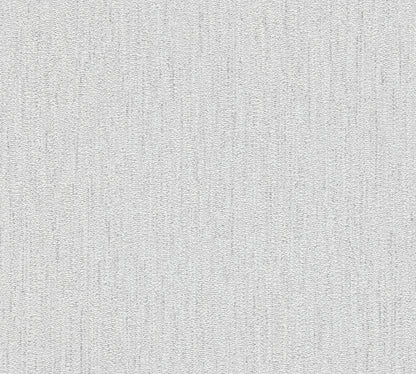 Attractive 2 Schaum-Vliestapete Hellgrau Silber 10,05 m x 0,53 m