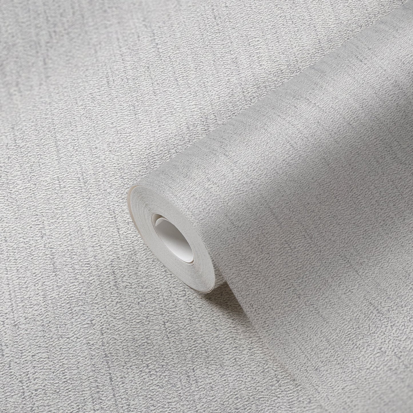 Attractive 2 Schaum-Vliestapete Hellgrau Silber 10,05 m x 0,53 m