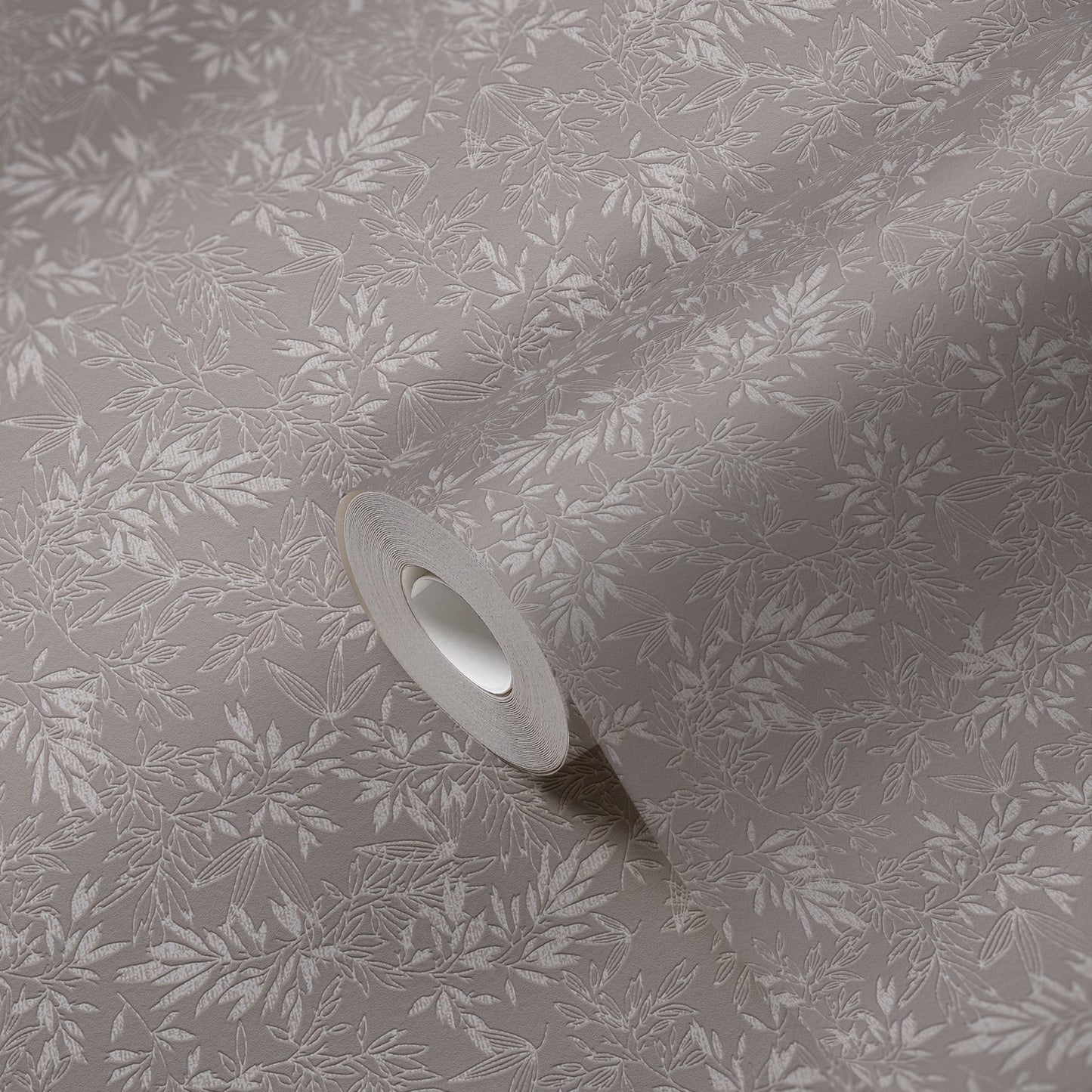Attractive 2 Florale Vliestapete Grau Hellgrau 10,05 m x 0,53 m