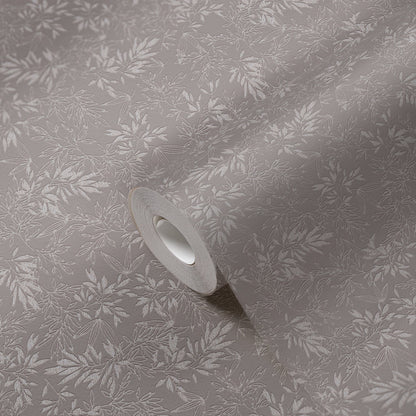 Attractive 2 Florale Vliestapete Grau Hellgrau 10,05 m x 0,53 m