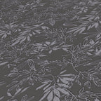 Attractive 2 Florale Vliestapete Schwarz Grau 10,05 m x 0,53 m