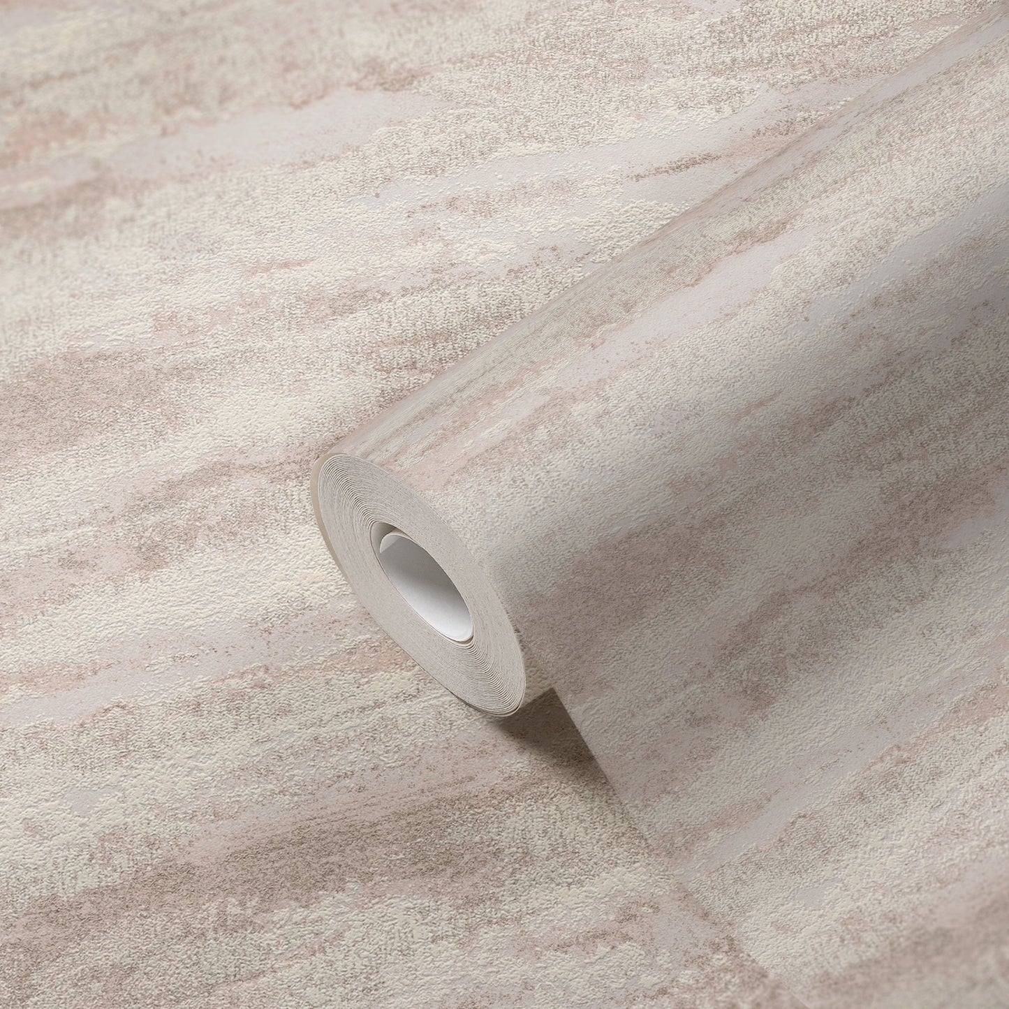 Attractive 2 Vliestapete Putzoptik Weiß Beige 10,05 m x 0,53 m