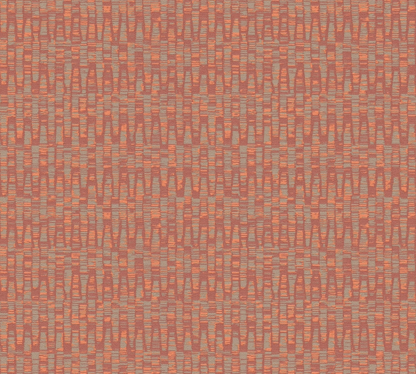 Antigua Retro Vliestapete Rot Orange Greige 10,05 m x 0,53 m