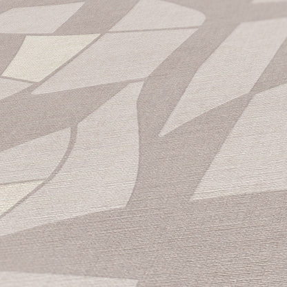 Antigua Geometrische Vliestapete Grau Creme 10,05 m x 0,53 m