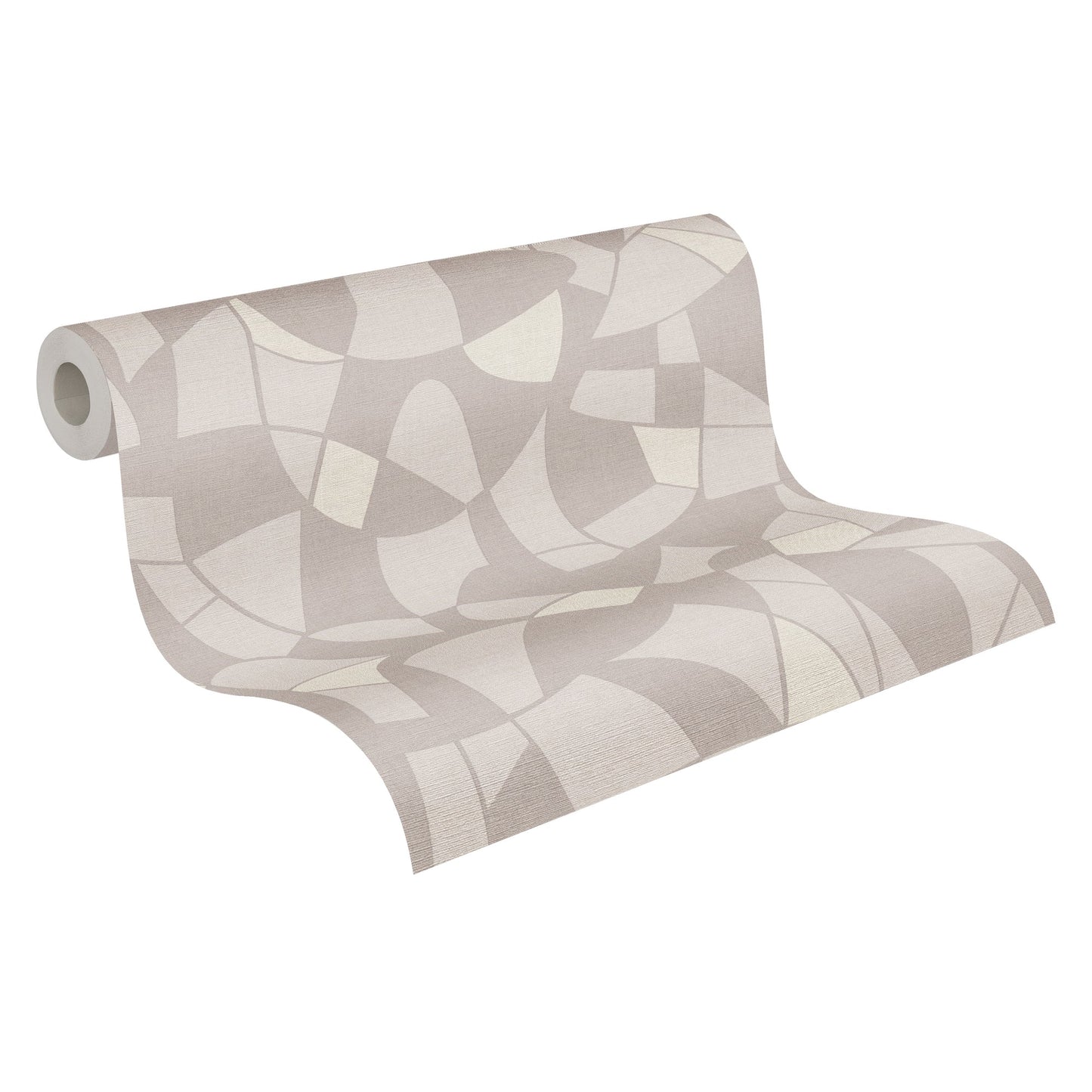 Antigua Geometrische Vliestapete Grau Creme 10,05 m x 0,53 m