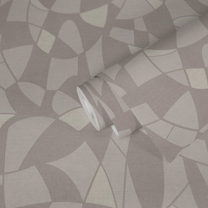 Antigua Geometrische Vliestapete Grau Creme 10,05 m x 0,53 m