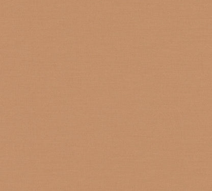 Mustertapete Leinen Terrakotta Klassisch - 10,05 m x 0,53 m
