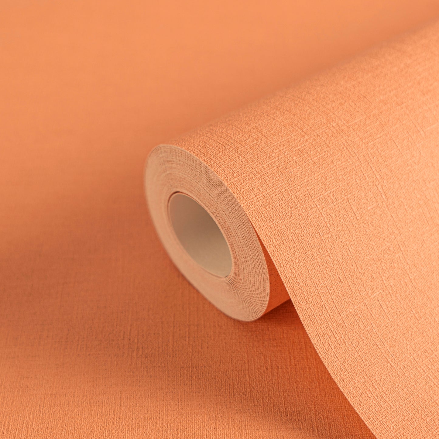 Mustertapete Leinen Orange Klassisch - 10,05 m x 0,53 m
