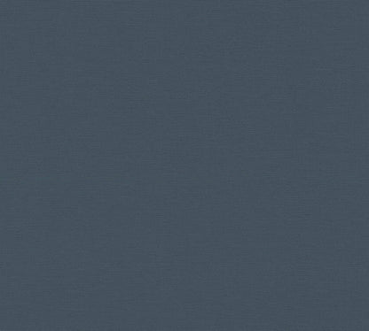 Mustertapete Leinen Tiefblau - 10,05 m x 0,53 m