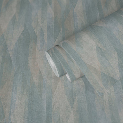 Livingwalls Björn Stockholm Art Déco Vliestapete Türkis Blau Creme 10,05 m x 0,53 m