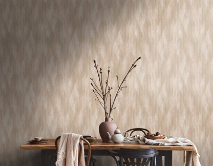 Livingwalls Björn Stockholm Art Déco Vliestapete Beige Braun 10,05 m x 0,53 m