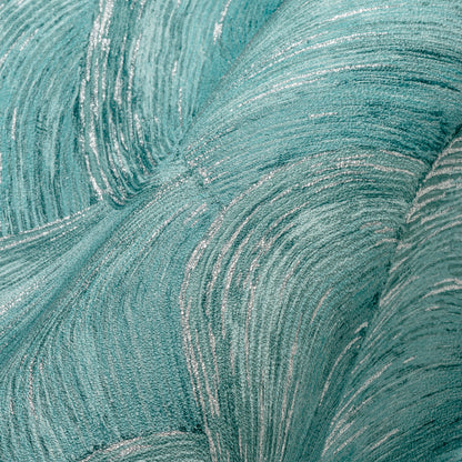 Livingwalls Zoe Miami Geometrische Vliestapete Petrol Silber 10,05 m x 0,53 m