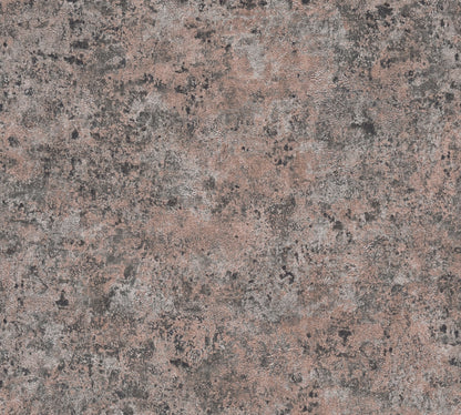 Livingwalls David Vienna Vliestapete Putzoptik Bronze Schwarz Silber 10,05 m x 0,53 m