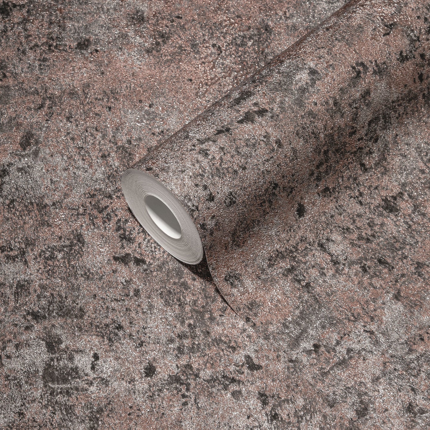Livingwalls David Vienna Vliestapete Putzoptik Bronze Schwarz Silber 10,05 m x 0,53 m