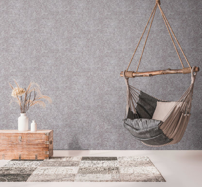 Livingwalls David Vienna Vliestapete Putzoptik Grau Silber Braun 10,05 m x 0,53 m
