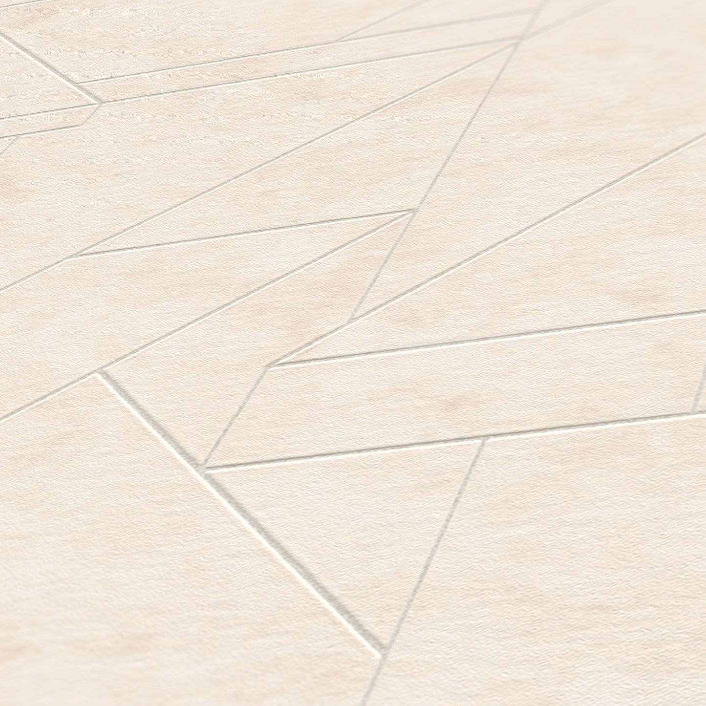 Livingwalls David Vienna Geometrische Vliestapete Creme Weiß Silber 10,05 m x 0,53 m