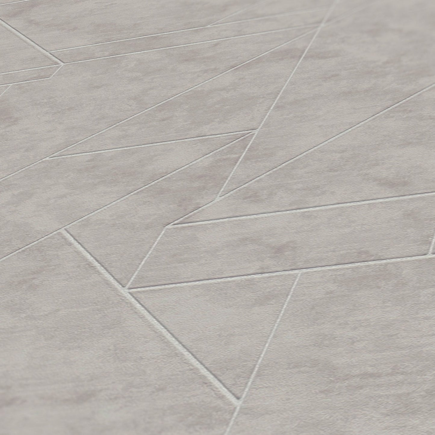 Livingwalls David Vienna Geometrische Vliestapete Grau Silber 10,05 m x 0,53 m
