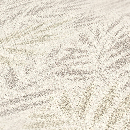 Livingwalls Zoe Miami Metallic Vliestapete Weiß Grau Silber 10,05 m x 0,53 m