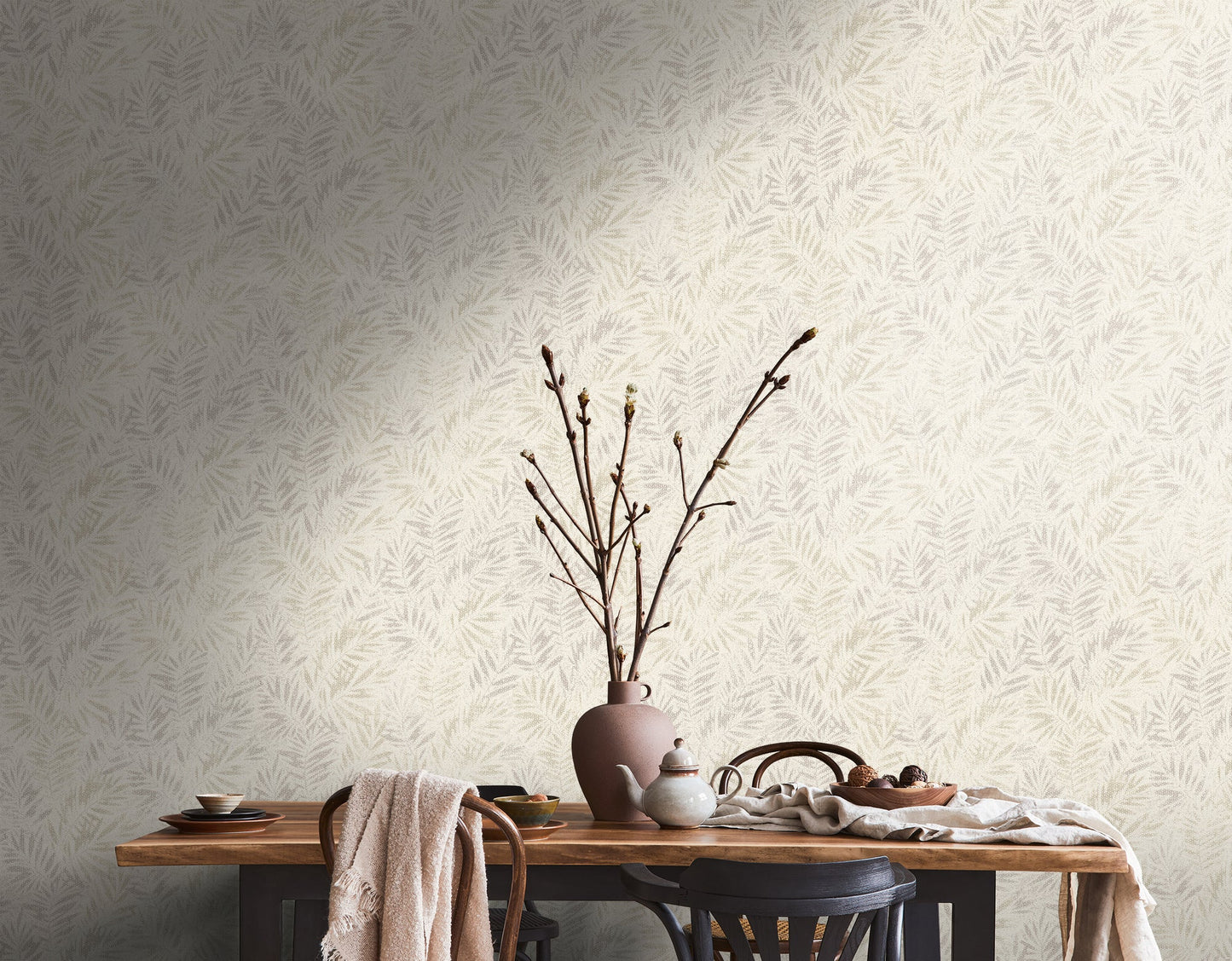 Livingwalls Zoe Miami Metallic Vliestapete Weiß Grau Silber 10,05 m x 0,53 m