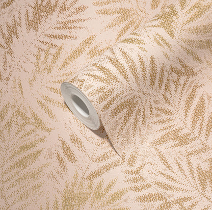 Livingwalls Zoe Miami Metallic Vliestapete Rosa Gold 10,05 m x 0,53 m