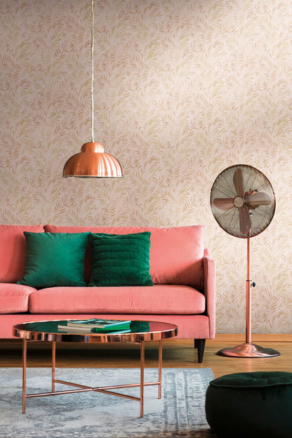 Livingwalls Zoe Miami Metallic Vliestapete Rosa Gold 10,05 m x 0,53 m