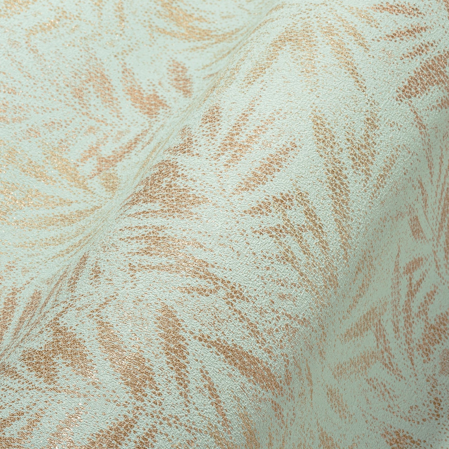 Livingwalls Zoe Miami Metallic Vliestapete Türkis Gold 10,05 m x 0,53 m