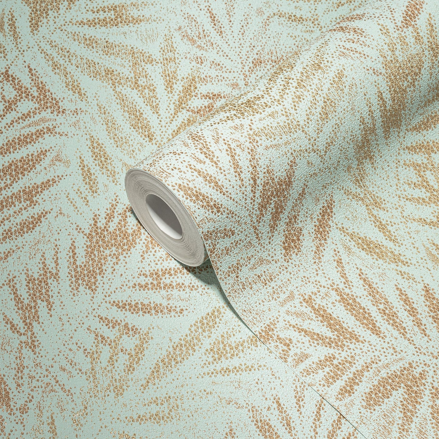 Livingwalls Zoe Miami Metallic Vliestapete Türkis Gold 10,05 m x 0,53 m